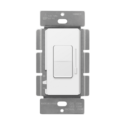 Enerlites Single Pole and 3 Way Slide Dimmer With Large Switch   