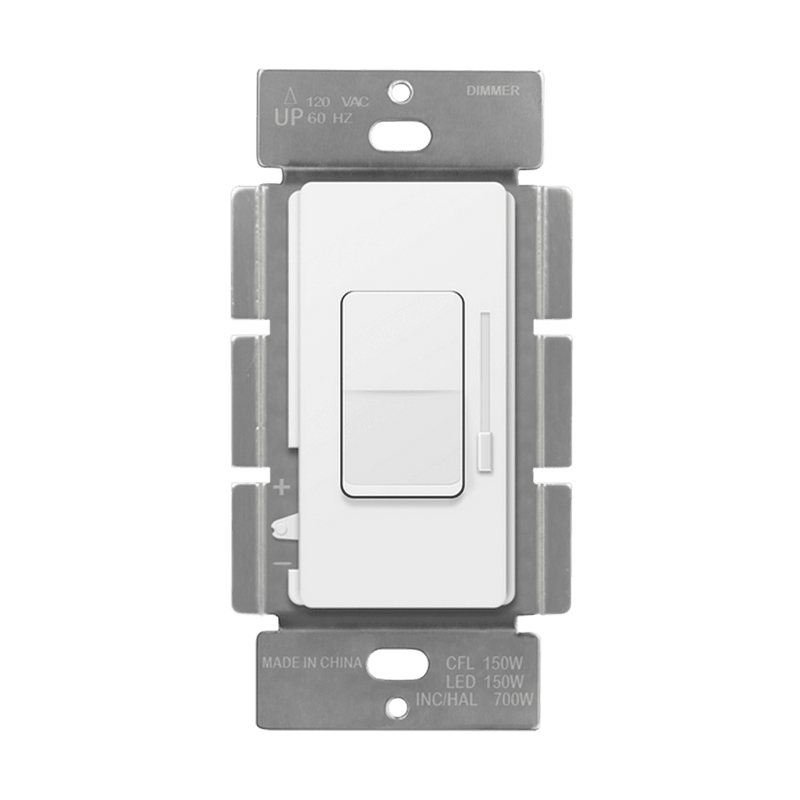 Enerlites Single Pole and 3 Way Slide Dimmer With Large Switch   