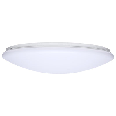 Satco 19 Inch 25 Watt Round LED Phase Cut Dimming Cloud Fixture 2700/3000/3500/4000/5000K