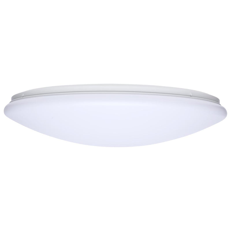 Satco 19 Inch 25 Watt Round LED Phase Cut Dimming Cloud Fixture 2700/3000/3500/4000/5000K