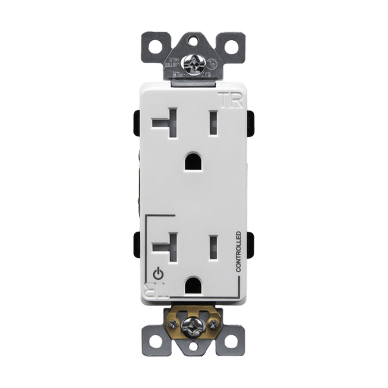 20A Tamper Resistant Back Wired Controlled 5-20R Decorator Receptacle