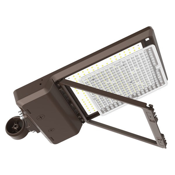 Morris Products GEN5 80/100/150 Watt 120-277V LED Area Light 3000/4000/5000K Selectable Bronze Type III