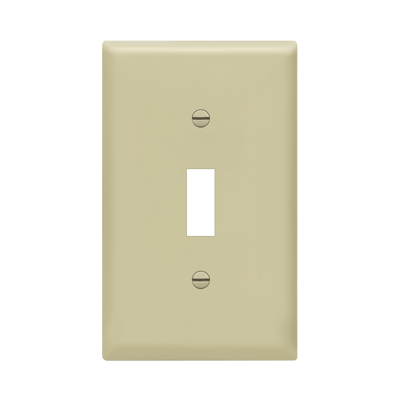 Enerlites Toggle Switch One Gang Wall Plate   