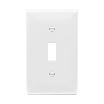 Enerlites Toggle Switch One Gang Wall Plate   