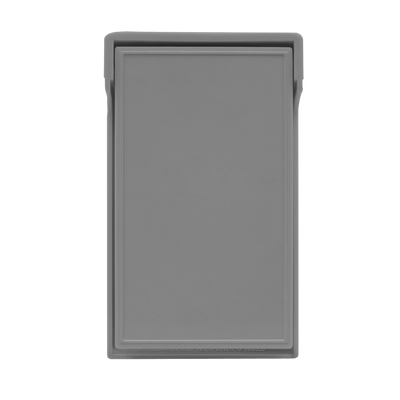 Enerlites Weatherproof One Gang Duplex Vertical Mount Wall Plate Gray  