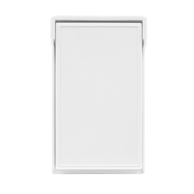 Enerlites Weatherproof One Gang Duplex Vertical Mount Wall Plate White  