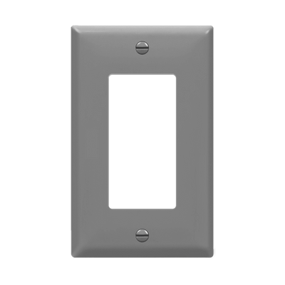 Enerlites Decorator GFCI One Gang Wall Plate Gray  