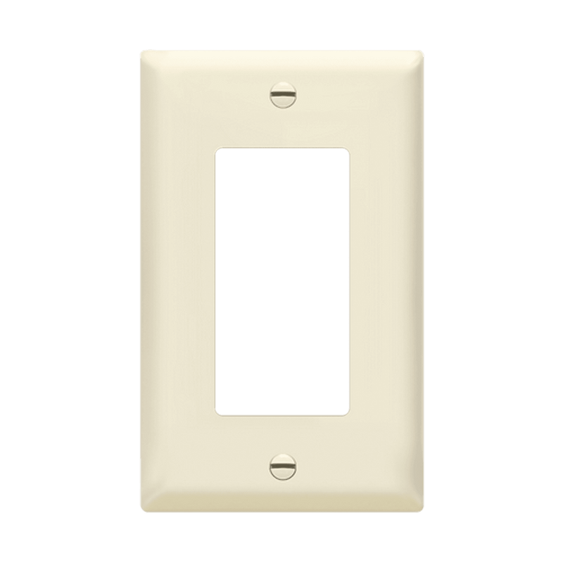 Enerlites Decorator GFCI One Gang Wall Plate Light Almond  