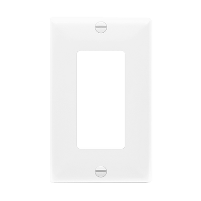 Enerlites Decorator GFCI One Gang Wall Plate White  