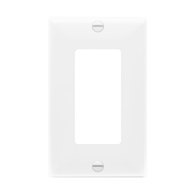 Enerlites Decorator GFCI One Gang Wall Plate White  