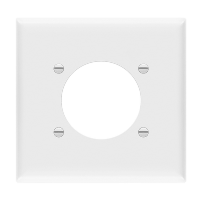 Enerlites Single Receptacle Power Outlet Wall Plate White  