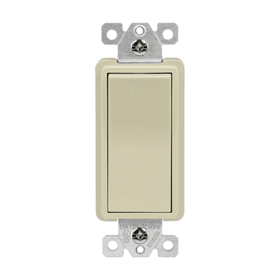 Enerlites Residential Grade AC Quiet Side Wired 4 Way Decorator Switch Ivory  