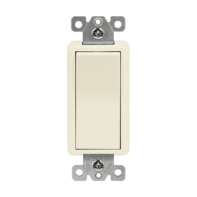 Enerlites Residential Grade AC Quiet Side Wired 4 Way Decorator Switch Light Almond  