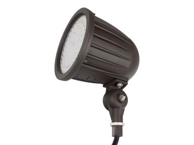 MaxLite 9/16/25 Watt Selectable 120-277V LED Bullet Flood Light 3000/4000/5000K Selectable Bronze