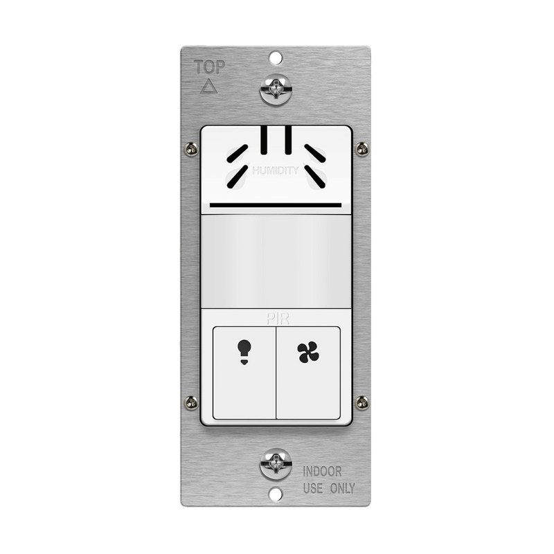 Enerlites Dual Tech Humidity Sensor and 180 Degree PIR Motion Sensor Wall Switch   