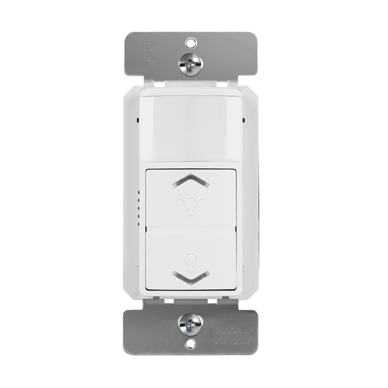 Enerlites DWODS-010-W 180 Degree In Wall Occupancy/Vacancy Sensor With 0-10V Dimmer Switch   