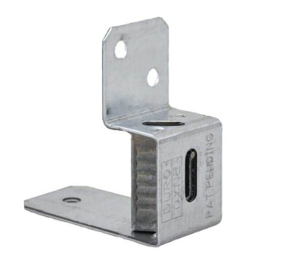 Duro Dyne Zinc Plated Steel KV Bracket With Captive WC2/WC3   