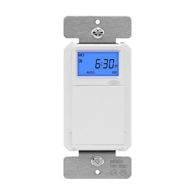 Enerlites Astronomic Digital Programmable In Wall Timer Switch   