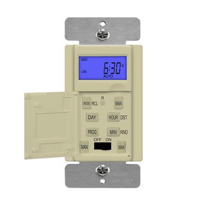 Enerlites 7 Day Digital Programmable In Wall Timer Switch   