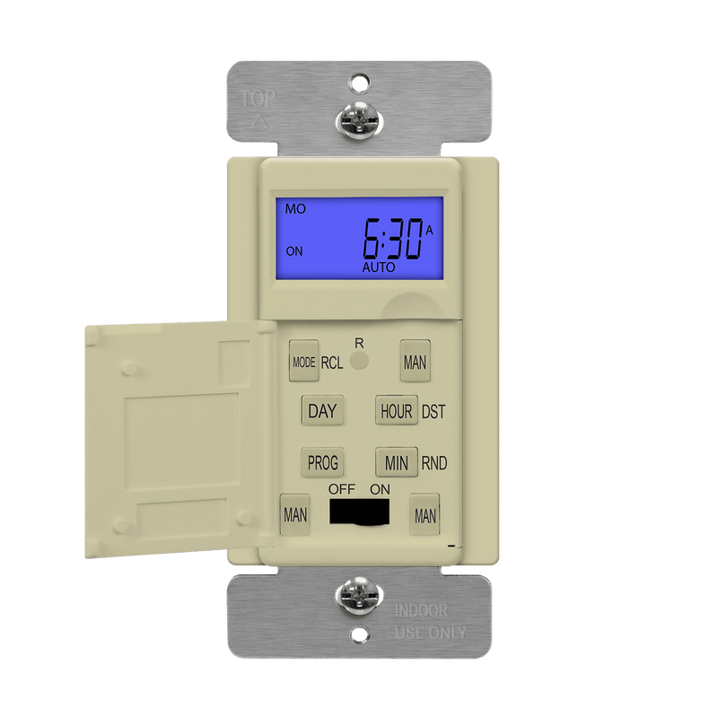 Enerlites 7 Day Digital Programmable In Wall Timer Switch   