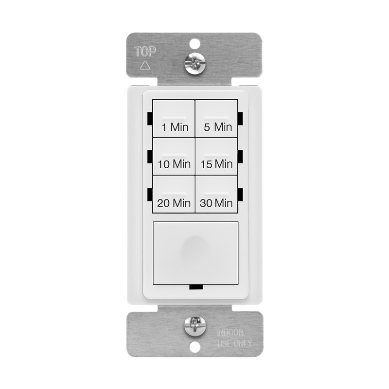 Enerlites 30 Minute 7 Button Preset Countdown Timer Switch   