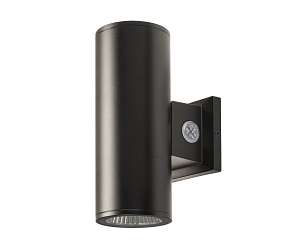 Keystone Technologies 3 Inch 6/8/10 Watt Selectable Up Down Cylinder Wall Mount 3000/4000/5000K Selectable Black 