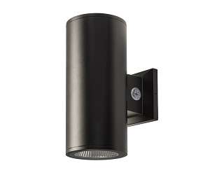 Keystone Technologies 6 Inch 21/28/36 Watt Selectable Up Down Cylinder Wall Mount 3000/4000/5000K Selectable Black 