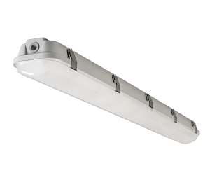 Keystone Technologies 4 Foot 45/65/75 Watt Selectable Wide LED Vapor Tight Light Fixture 3500/4000/5000K