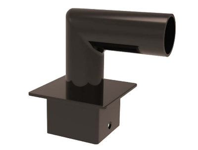 Keystone Technologies 2-3/8 Inch 90 Degree Single Tenon Square Horizontal Top Pole Mount Adapter For 4 Inch Keystone Poles   