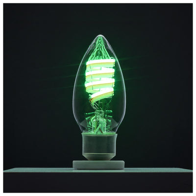 Satco 4 Watt Starfish B11 Color Changing Smart LED E12 Base Light Bulb