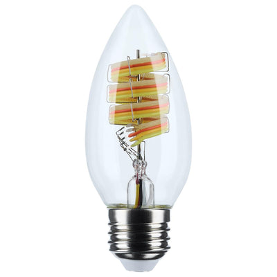 Satco 4 Watt Starfish B11 Color Changing Smart LED E26 Base Light Bulb