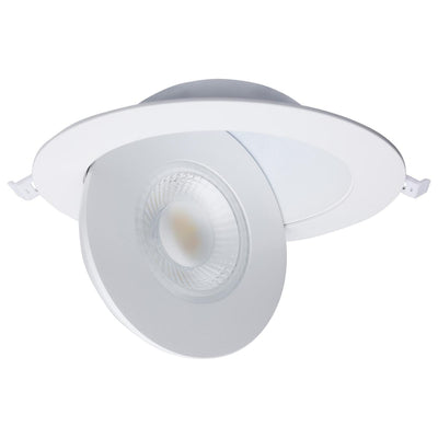 Satco 6 Inch 15 Watt Low Profile Starfish LED RGBTW Gimbal Downlight   