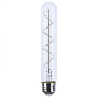 Satco 6 Watt T9 LED Flex Gray Coil Filament Light Bulb 2700K   