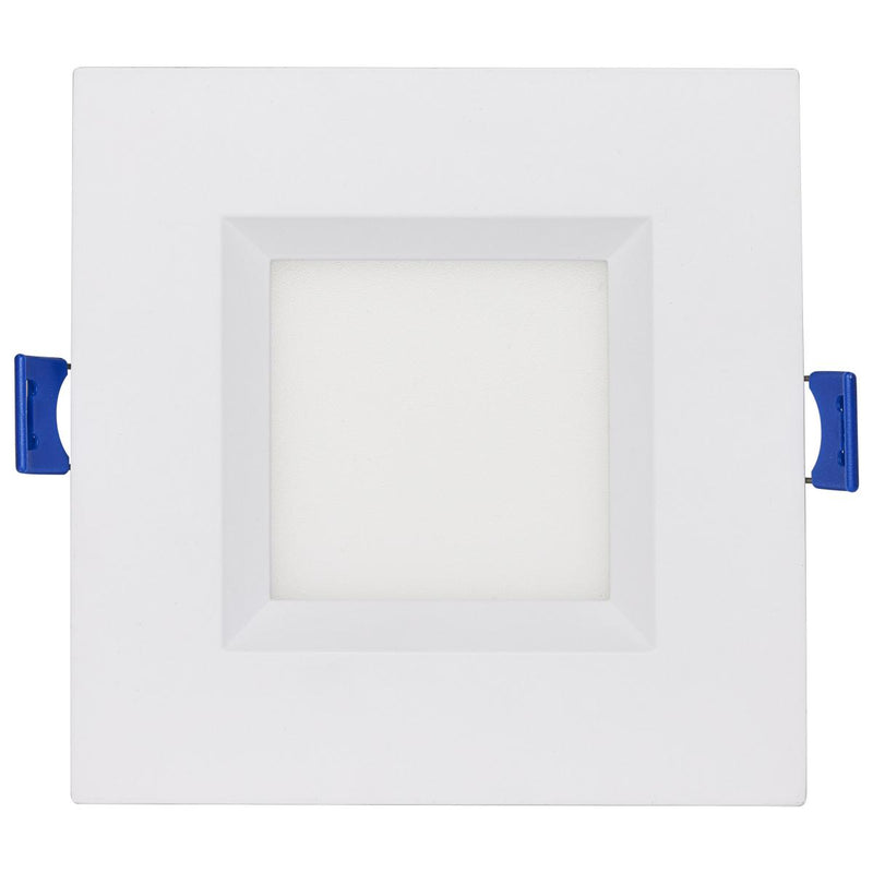 Satco 4 Inch 9 Watt Square RGBTW Starfish LED Smart Slimfit Downlight   