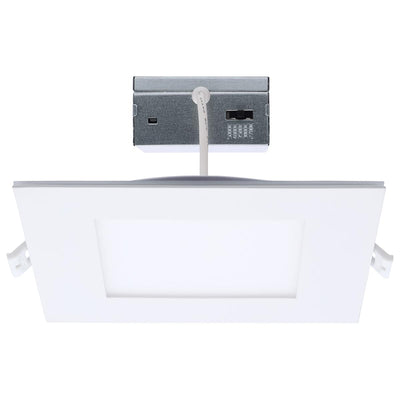 Satco 6 Inch 12 Watt Square 120V LED Direct Wire Selectable Night Light Downlight 2700/3000/3500/4000/5000K