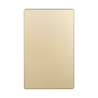 Enerlites Screwless Blank One Gang Wall Plate Gold  