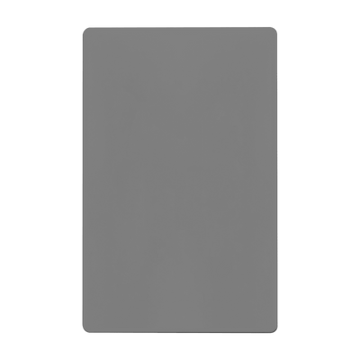 Enerlites Screwless Blank One Gang Wall Plate Gray  