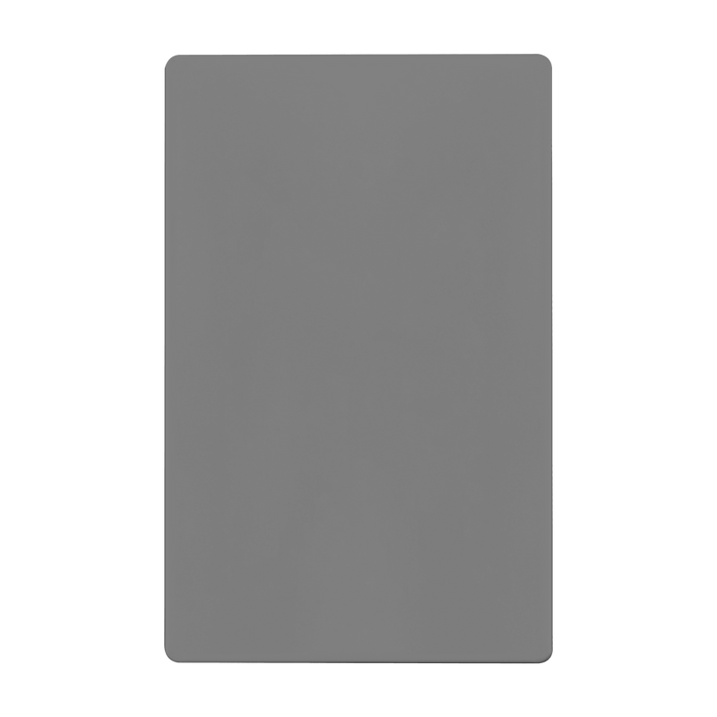 Enerlites Screwless Blank One Gang Wall Plate Gray  