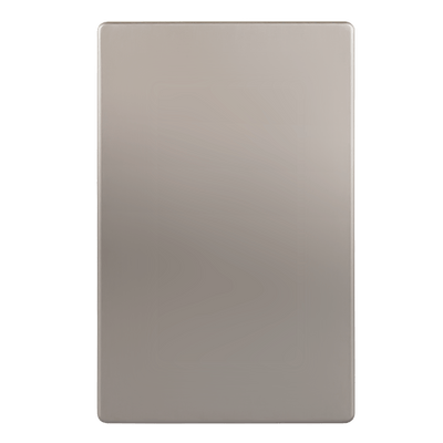 Enerlites Screwless Blank One Gang Wall Plate Nickel  