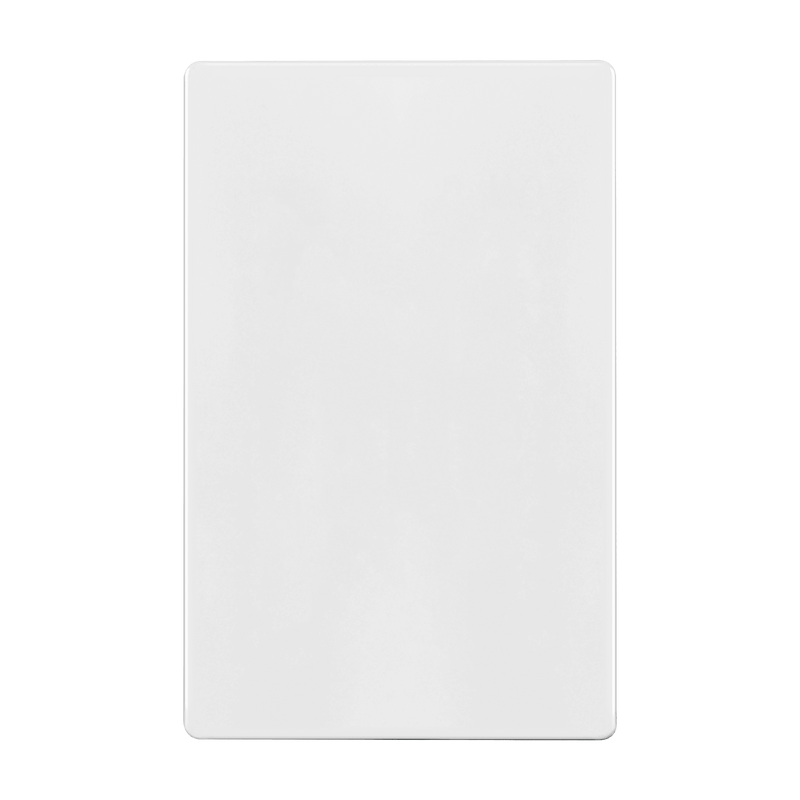 Enerlites Screwless Blank One Gang Wall Plate White  