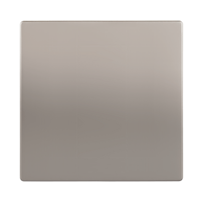 Enerlites Screwless Blank Two Gang Wall Plate Nickel  