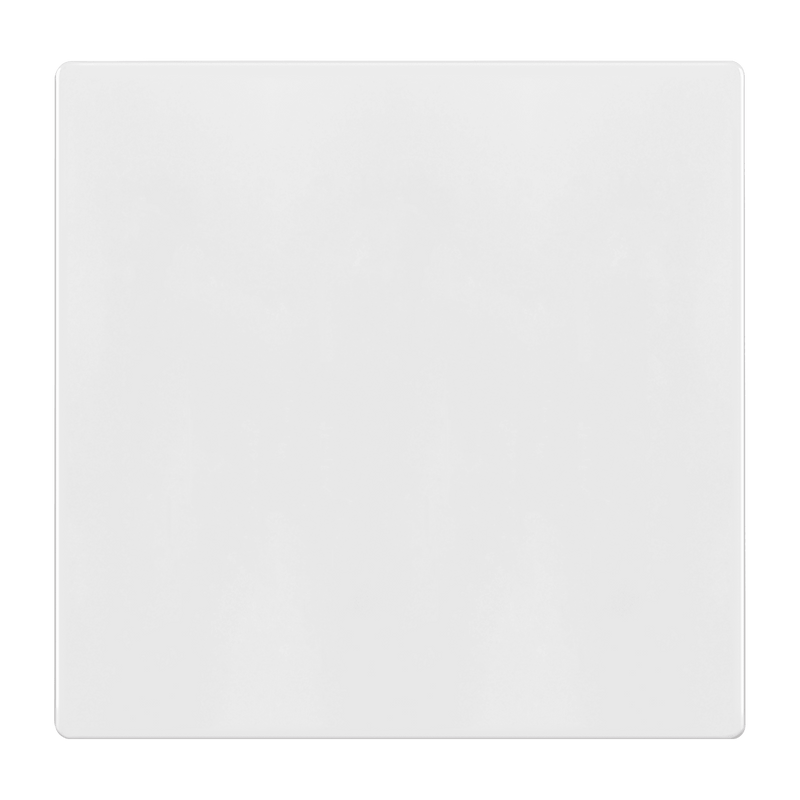 Enerlites Screwless Blank Two Gang Wall Plate White  