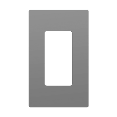 Enerlites Screwless Decorator GFCI One Gang Wall Plate Gray  