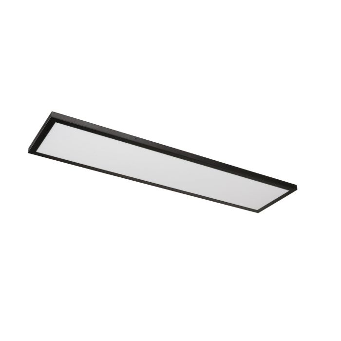 Good Earth Lighting 1x4 Black Smart App Selectable LED Flat Panel Light Fixture