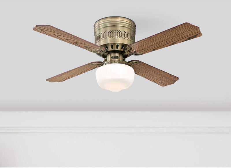 Casanova Supreme 42 Inch Four Blade Indoor Ceiling Fan With LED Light Fixture