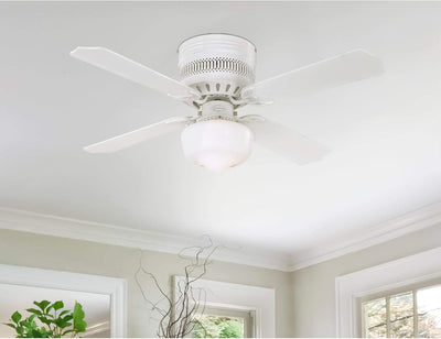 Casanova Supreme 42 Inch Four Blade Indoor Ceiling Fan With LED Light Fixture