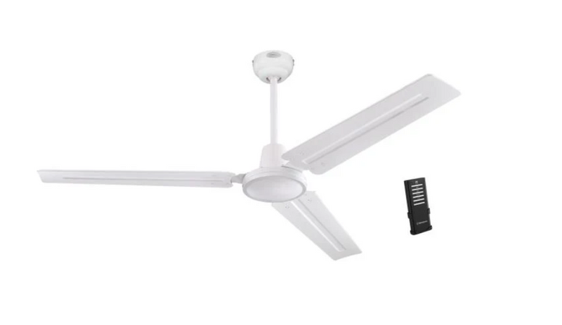 Westinghouse Lighting Jax Industrial Style 56 Inch Three Blade Indoor Ceiling Fan Remote Control Included 3 Blades White