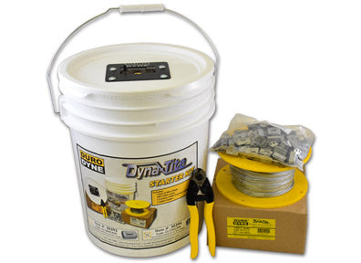 Duro Dyne Dyna-Tite CL12WC3SK (Rize KL100SK) 3/32 Inch Galvanized Wire Rope Starter Kit With Counter   