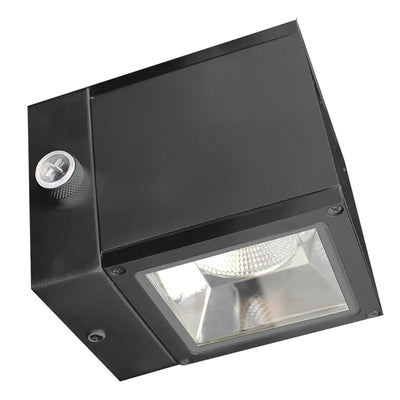 Westgate 6/12/15/18 Watt Up Down LED Color Selectable Cube Wall Light 3000/4000/5000K Selectable Black 